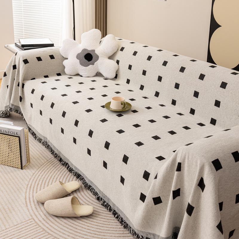 Simple Style Sofa Cover Cloth Dust Towel Sofa Blanket No Fading No Pilling Sofa Cover