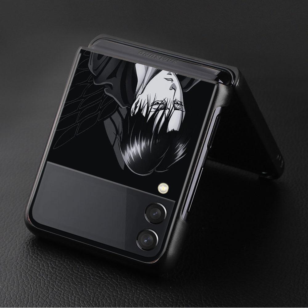Hard Pc Shingeki No Kyojin Attack On Titan Phone Case For Samsung Flip Zflip Z Flip3 5g Zflip3 Fundas