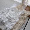 2025 Summer Korean Retro Sleeveless Knitted Tassel Vest Tank Top for Women