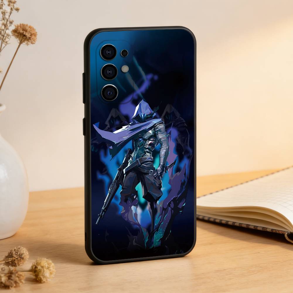 V-ValorantS O-Omen Phone Case For Samsung S25,S24,S21,S22,S23,S30,Ultra,S20,Plus,Fe,Lite,Note,10,Black Cover