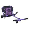 VEVOR Ride On Scooter 68 Kg Swing Side-to-Side for Amazing Riding Purple, for Ages 4+, Powered by Zig-Zag Motion