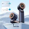 Portable High-Speed Turbine Mini Fan: USB-Powered Handheld, Desktop & Neck-Hanging with Long Battery Life
