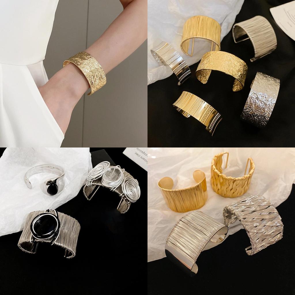 European and American Simple Bracelets, Arm Rings, Niche Cold Wind Temperament Bracelets, High-end Sense and Versatile Jewelry.