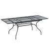 Garden Dining Set 7 pcs Anthracite 212 x 90 x 76 cm