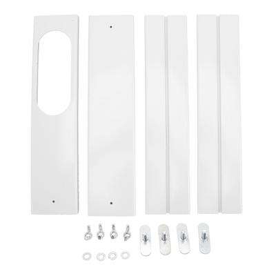 Kit de janela para ar condicionado portátil com 4 peças, painéis de vedação de janela ajustáveis de 16,9 a 55 pol. para casa