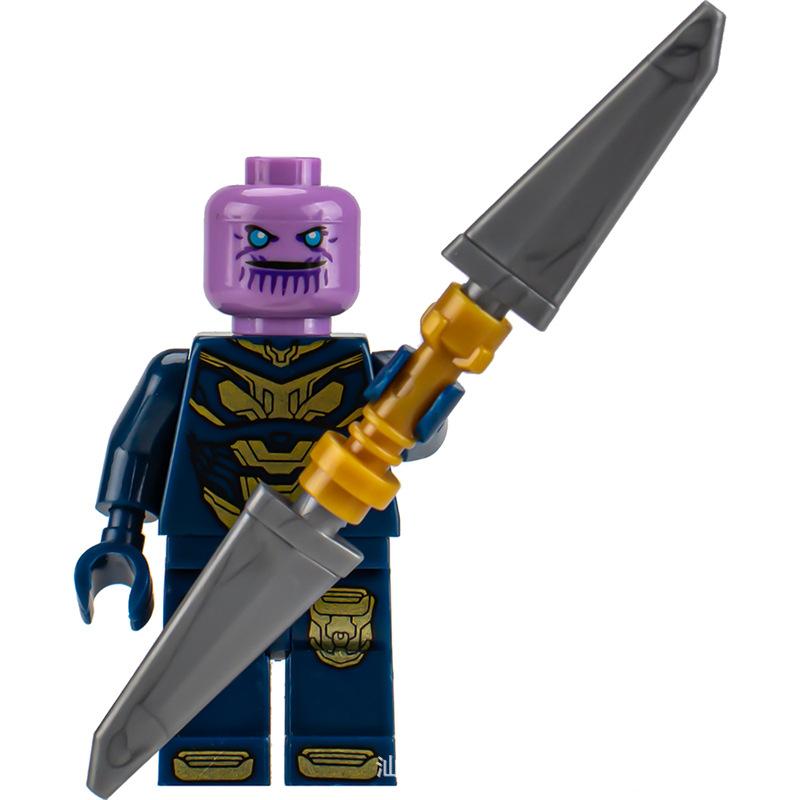 Ninja Warrior Superhero Doll With Weapon Single Building Block Assembly Toy