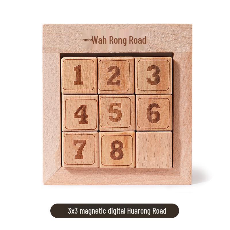 

Магнитная числовая Хуажун Дао Деревянная головоломка-блоки для всех возрастов