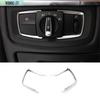 For BMW 1 2 3 4 Series X5 X6 2pcs Headlight Lamp Switch Button Frame Cover Trim