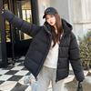 DAFIFY Women's Fashion Casual Fall Winter Solid Color Print Long Sleeve Jackets & Coats Down Coats