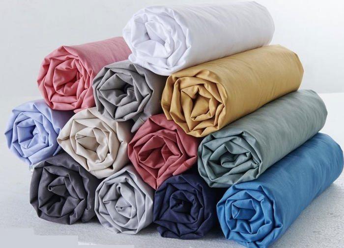 Draps Housse - Lot de 6 Multicolore - 200x200cm - Polycoton 57 fils - Bonnet 30 cm