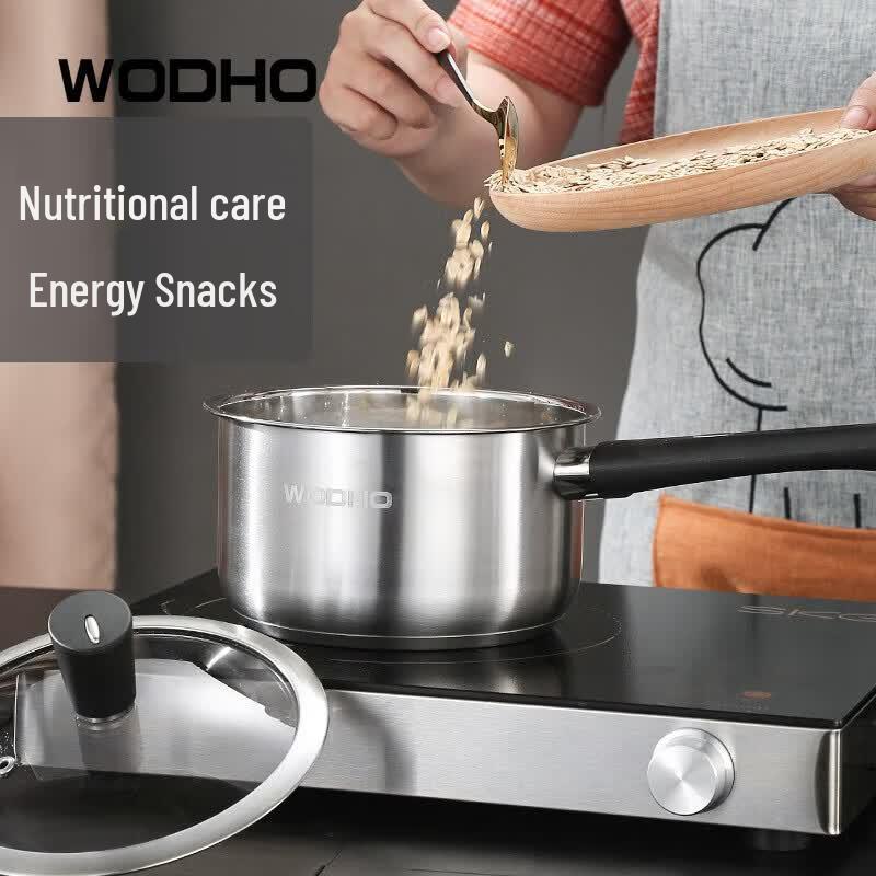 WODHO Baroque 18cm Multi-functional Stainless Steel Milk Pot