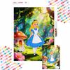 Alice In Wonderland Diamond Painting Handmade Diy Mosaic Art Painting Kit Home Decoration