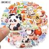 10 30 50PCS Cartoon Children Animals Illustration Stickers Kawaii DIY Travel Luggage Guitar Fridge Laptop Graffiti Sticker Kids