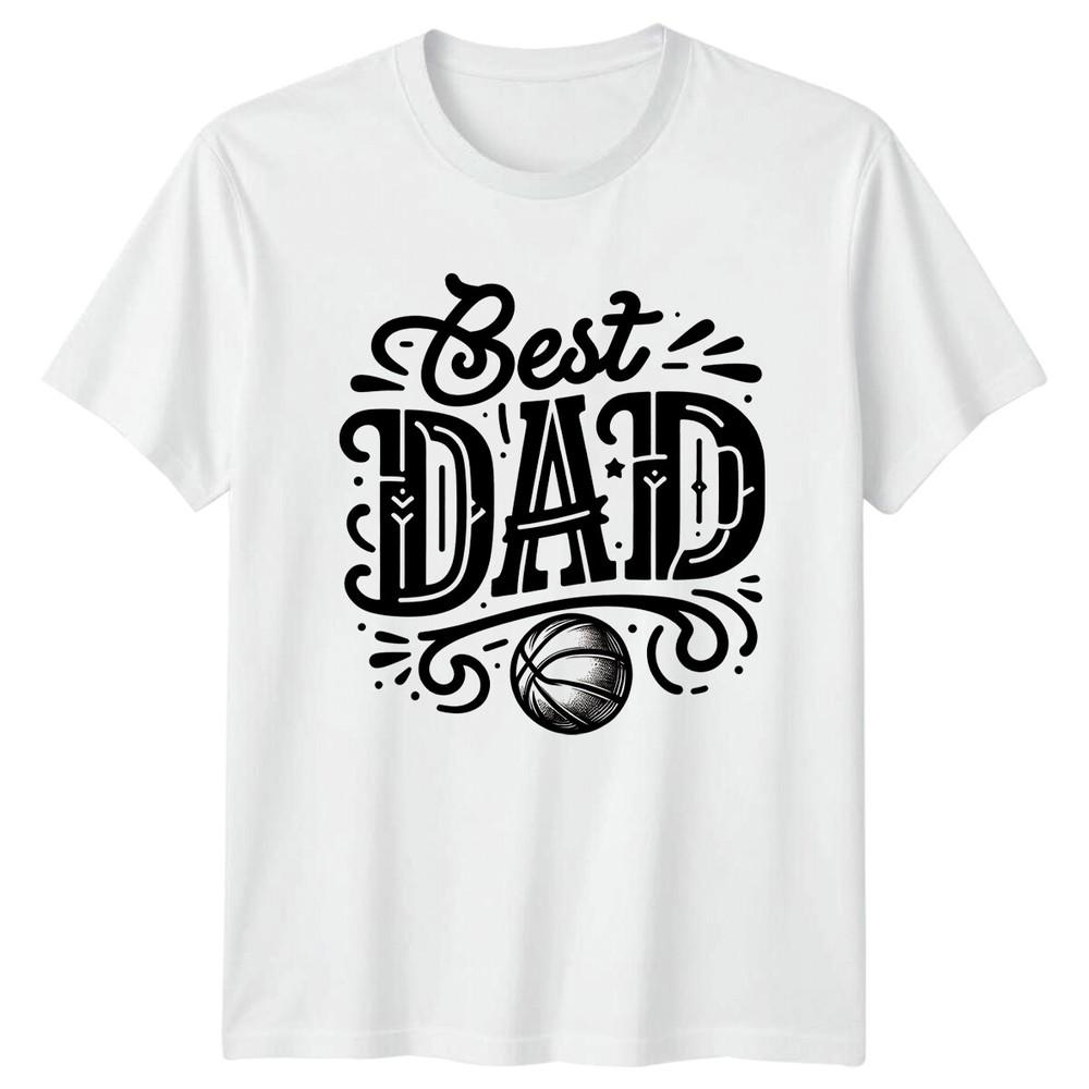 Best Dad Basketball Graphic TShirt Fathers Day Gift S