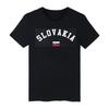 Slowakei Flagge T-Shirt Damen Locker Liebhaber mitteleuropäische Frau T-Shirt Kurzarm Freizeithemden Tee Shirt T-Shirt Baumwolle S...