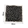 Silk Satin Dot Print Square Scarf 90cm Silk Scarf New Head Wraps  Daily Party