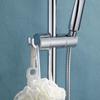 Tool-Free Non-Drilling Shower Rod with Hook Slider and Center Insert for Handheld Shower