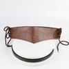 Cottagecore Leather Corset Belt for Renaissance Fair Medieval LARP Costume Viking Waist Cincher