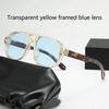 Fashion Retro Double Bridge Women's Sunglasses Leopard Sun Glasses Outdoors Street Wear Shades Men's Shades UV400 Eyewear