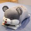 Cute Cartoon Pig Mouse Hamster Bed Pillow Girls Office Lunch Plush Gift Toy