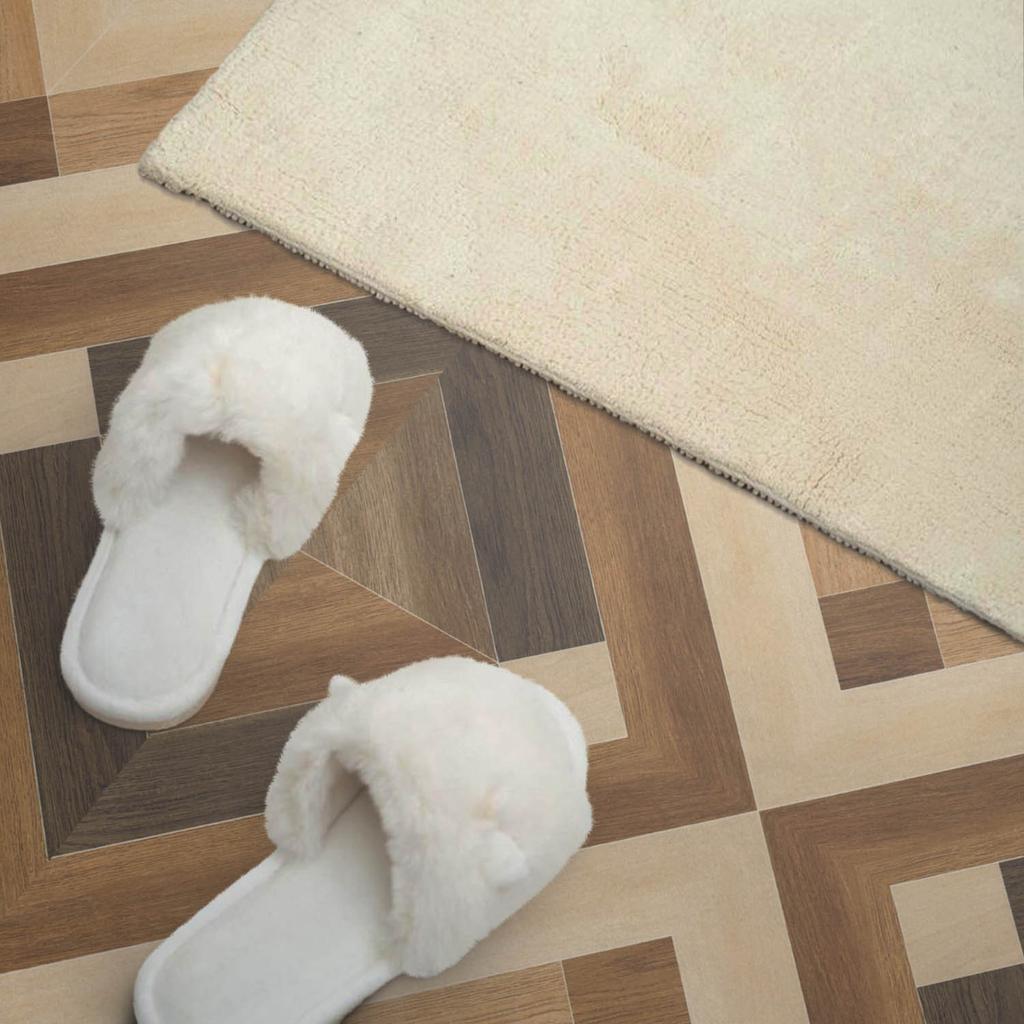 Samoprzylepny Winylowy Panel Z Nadrukiem Dekoracyjnym 100X50 Cm Wzór Geometryczny W Kratę