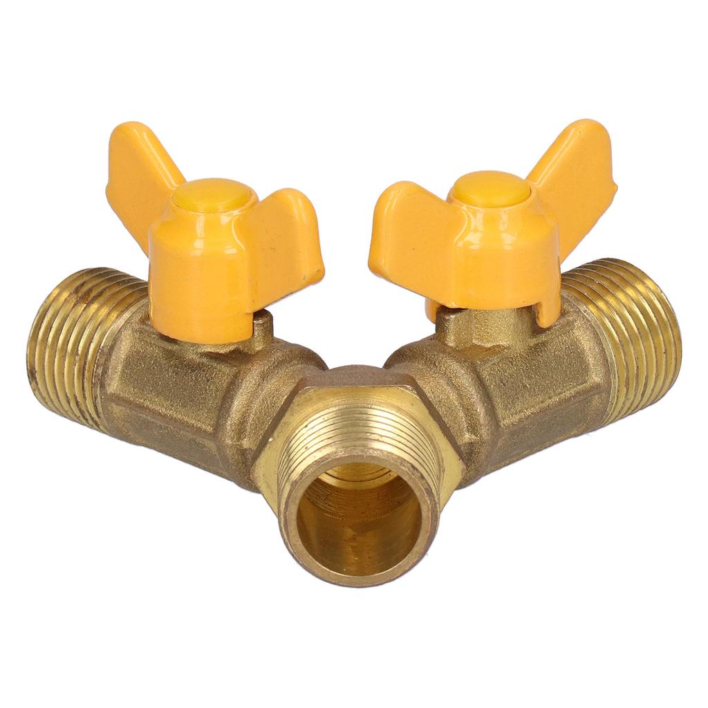 3cestný kulový kohout na palivo/plyn G1/2 vnější závit Spojka spínače zemního plynu pro palivové plynové zařízení