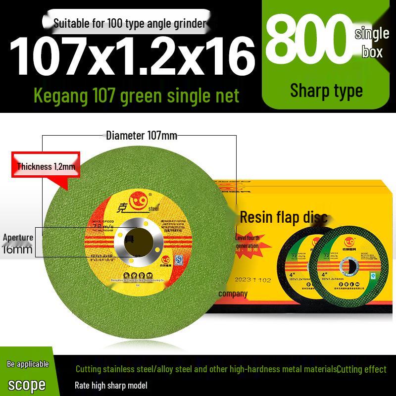 100mm Metal & Stainless Steel Grinding Wheel and Polishing Disc for Angle Grinders