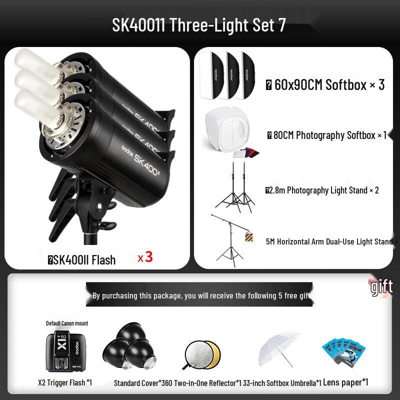 Godox SK400II 400W Studio Strobe Flash Kit