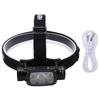 Head Flashlight Adjustable Angle IPX4 Waterproof Magnetic Absorption Typc C Charging Various Modes Headlamp Flashlight