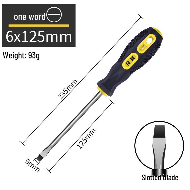 Conjunto de Chaves de Fenda Magnéticas de Grau Industrial - Phillips e Fenda