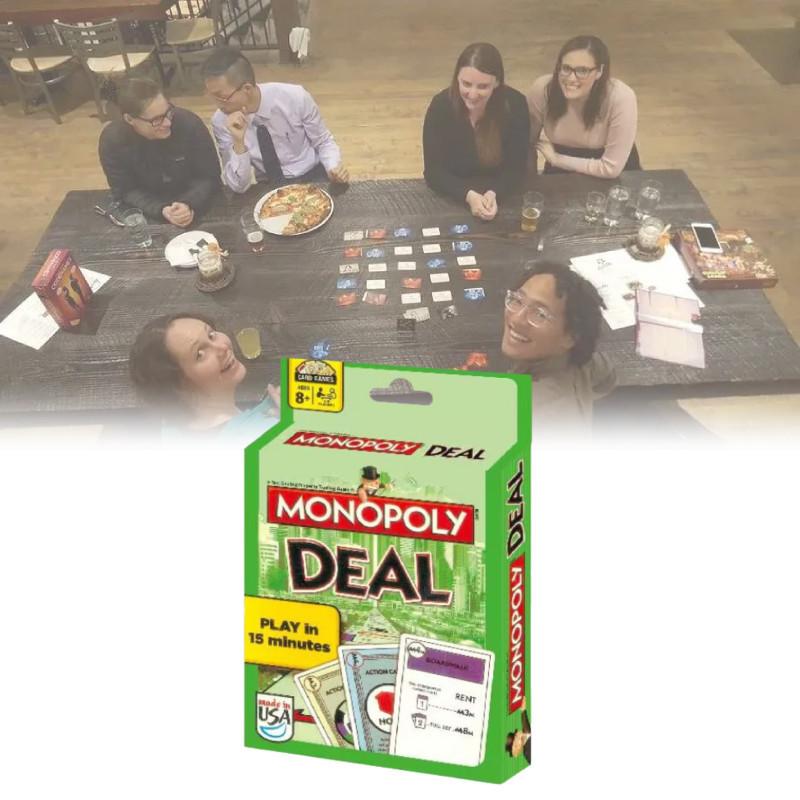 Monopoly Deal Card Game Family Classic With Fast Dealing And Fun Strategy Play