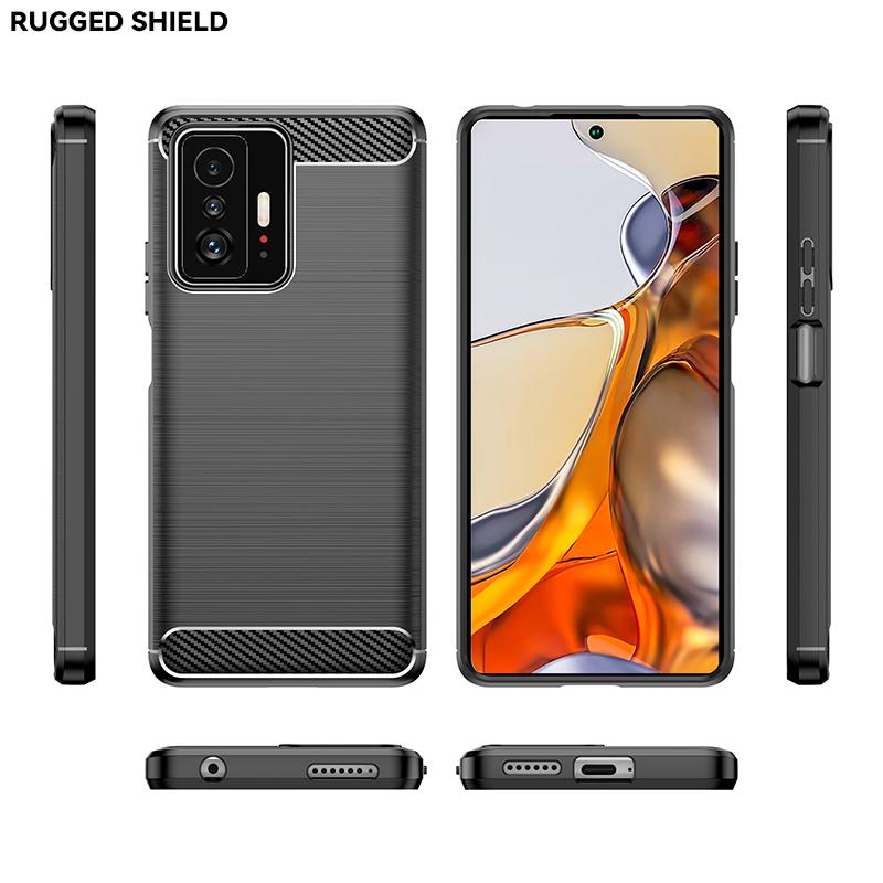 For Cover Xiaomi 11T Case For Xiaomi 11T Bumper Silicone Carbon Fiber Shell Back Case For Xiaomi 11T 11 T Pro 10T 11 Lite Cover
