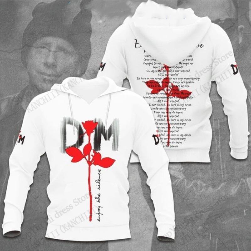 Vintage Rockové Album Mikiny S Kapucí Mikina Depeche Mode Kapela 3D Potisk Mikina Pánské Dámské Módní Ležérní Oblečení Sportovní Tepláková Souprava Nové