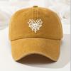 Spider Web Embroidered Knitted Hat, Outdoor Versatile Hip-hop Hat, Retro Washed Casual Hat, Adjustable and Versatile
