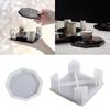 Multipurpose Lovely Octagonal Shaped Flexible Sturdy Silicone Mould Accessory for Crafting Coasters and Home Adornments
