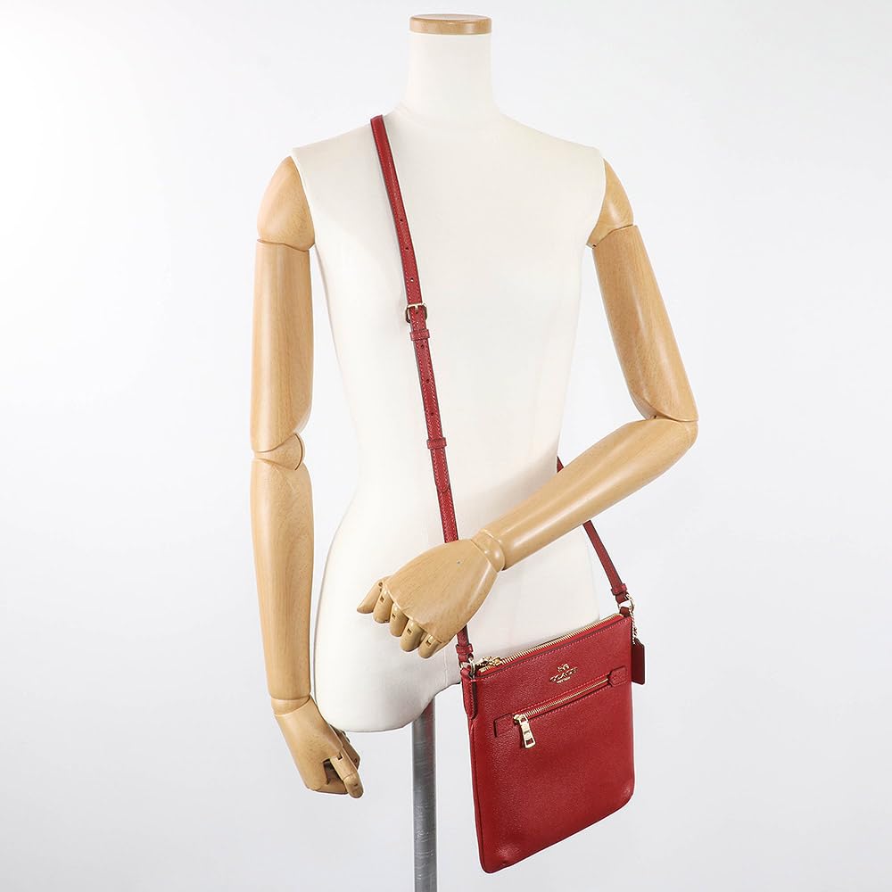 Coach CE871 Leather Shoulder Bag for Women 1941 (IMF8Q Red) [Used]