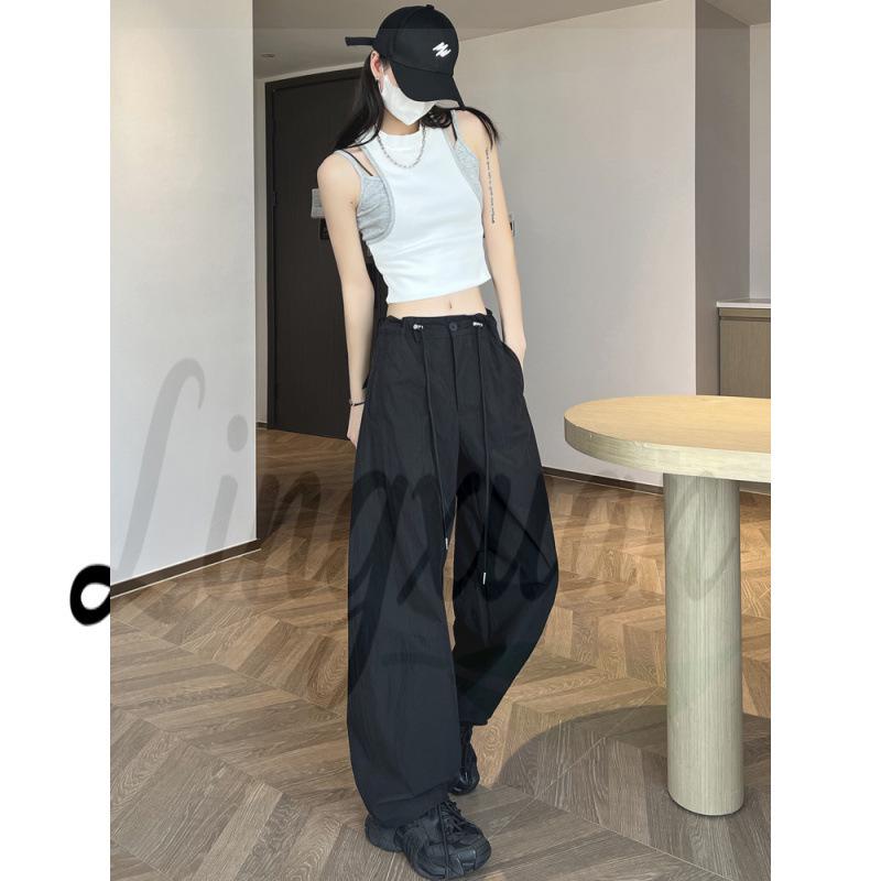 2026 Quick-Dry Women s Paratrooper Scythe Pants - Wide-Leg, Deconstructed Spring Summer Workwear S