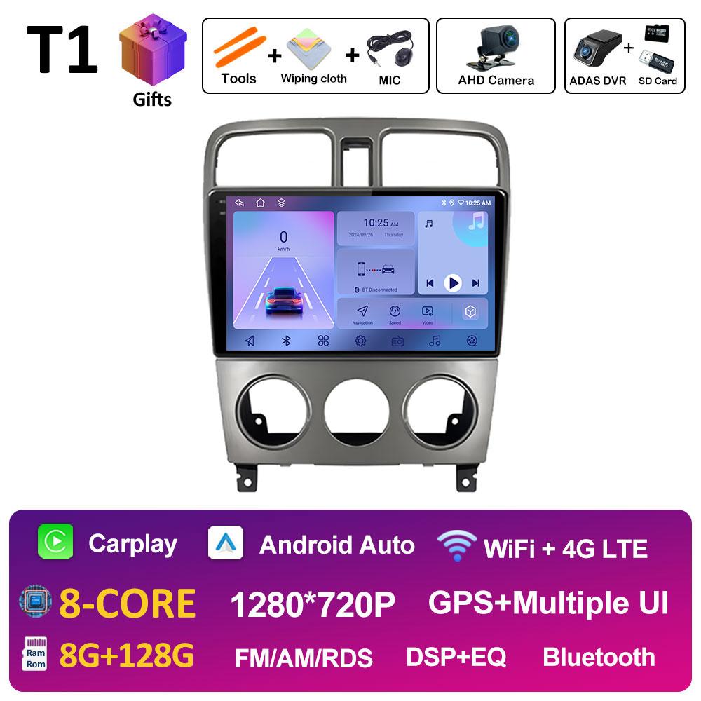 For Subaru Forester SG 2002 2001 2002 2003 - 2008 Wireless Carplay Android Auto Car Multimedia Video Player DSP Stereo Head Unit