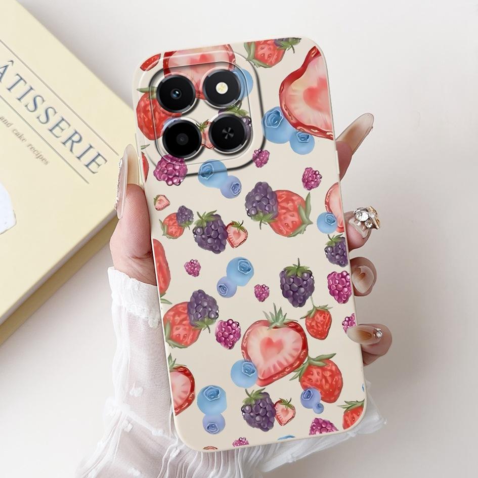 6.61" For Honor X6c 2025 Case Cute Panda Rabbit Soft Liquid Silicone Shockproof TPU Back Cover For HonroX6c Play 9C NIC-LX1 Para