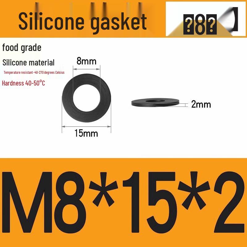 Silicone High-Temp Waterproof Gasket & Shock Absorbing Seal Pad