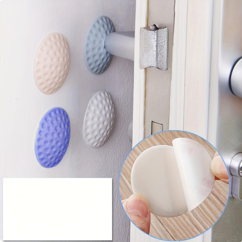 Silicone Wall Protector Pads, Thickened Door Handle Bumper Guards, Self-Adhesive Soundproof Anti-Collision Mats for Home Walls and Doors