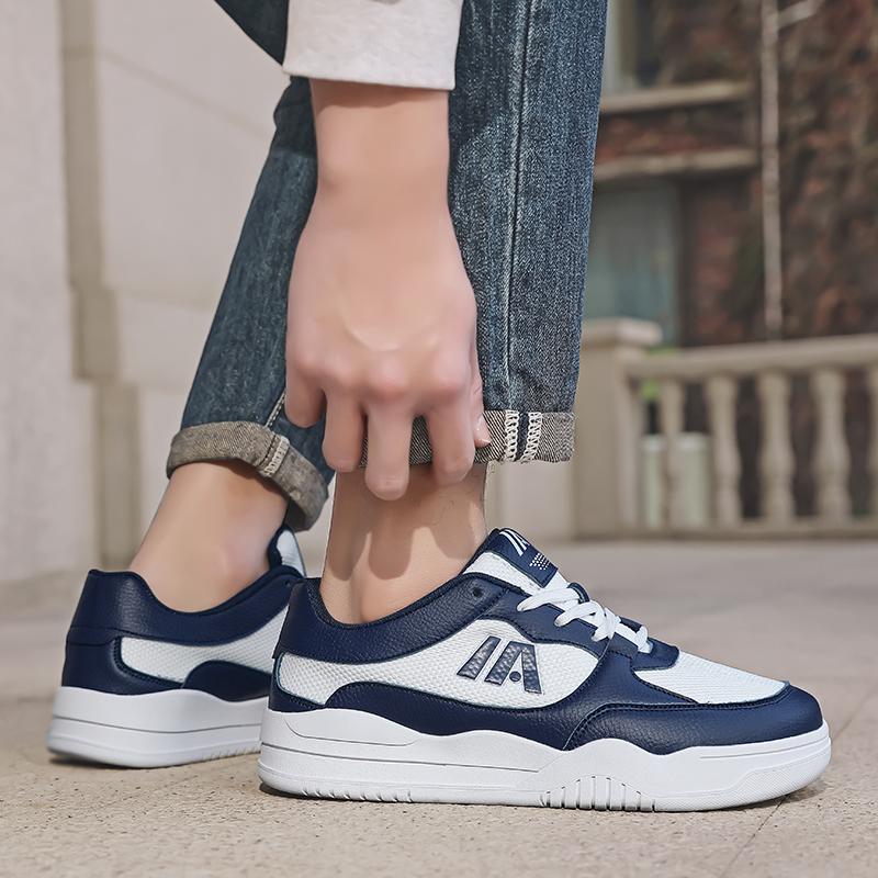 Wide Toe Box Sneakers for Men Breathable Mesh Casual Sports Shoes Plus Size 39-48 Board Shoes Anti-slip Soft Sole
