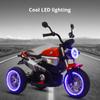 Kinder Elektro-Motorrad Dreiräder Dual Drive Kinderauto mit Fernbedienung Bluetooth Musik LED-Licht