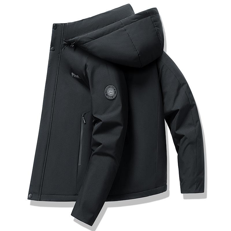 Men's Daily Cotton Jacket Short Lightweight Easy-Carry    Winter Warm Coat
