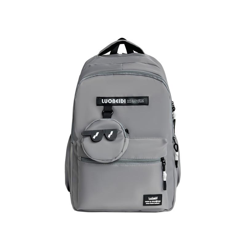 Schoolbag New Student Backpack Campus Sports Leisure Style Trend Korean Edition Large Capacity Middle and High School Student Backpack