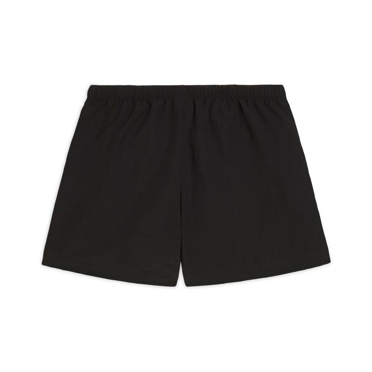 Puma Esswoven Wardrobe A-Line Logo Versatile Running Fitness Loose Sports Shorts Women Shorts Black 631918-01