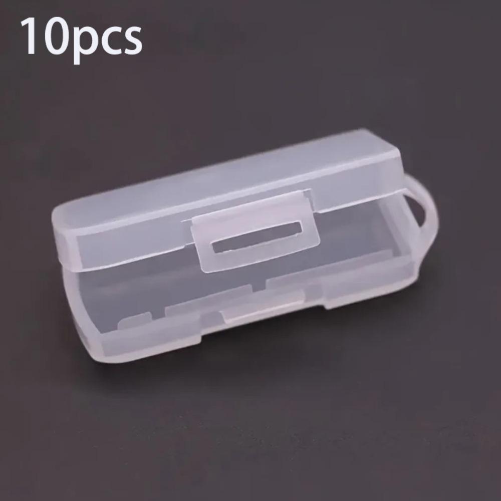 

10pcs Dustproof Flash Drive Cases with Lids Storage Bins Portable USB Case Desk Organizer