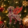 2D Christmas Tree Ornament Hanging Christmas Decor New Christmas Sheep Ornament  Home