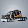 1/24 Peterbilt 389 Tractors Truck Alloy Toy Car Model Wheel Steering Sound and Light Children's Toy Collectibles Birthday Gift