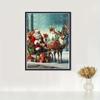 Full Diamond Cute Christmas Decoration Painting Kit 5D Diamond Embroidery Handmade Crafts Rhinestone Art Home Wall Decor